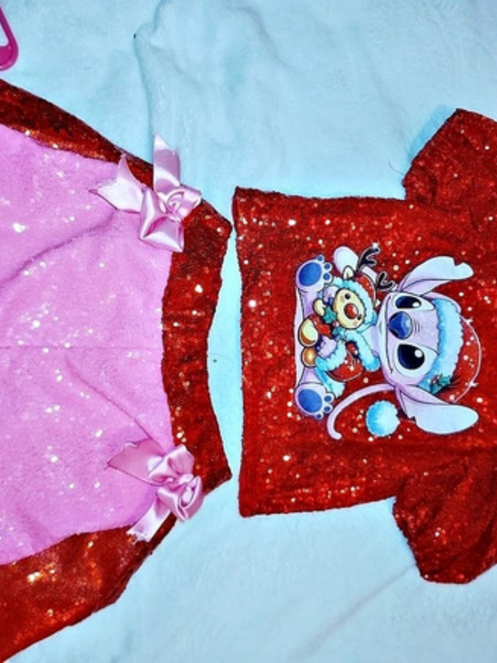 Sequin Costume in Red & Pink Like New